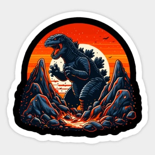 Godzilla Sticker